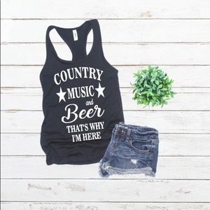 Country music and beer Tank